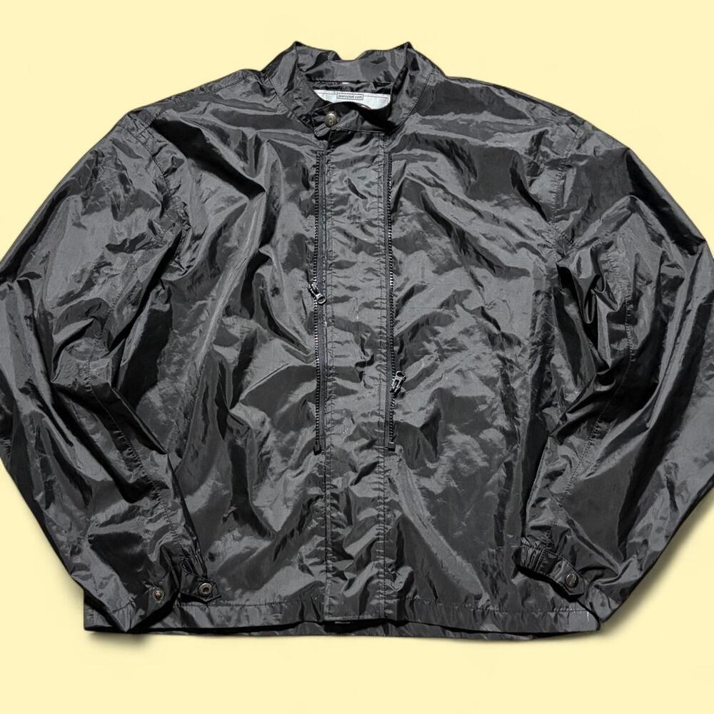 Joe rocket black windbreaker jacket